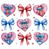 Romantic Coquette Stitch Love PNG Design