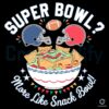 Snack Bowl Super Bowl LIX 2025 SVG Perfect for Game Day