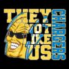 Sparkling Los Angeles Chargers They Not Like Us PNG
