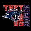 Sparkling New England Patriots PNG Theyre Not Like Us