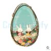 Sparkly Easter Bunny Egg PNG Design