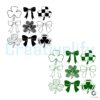 St Patricks Day Coquette Bow Design PNG
