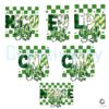 St Patricks Day Nurse Bundle PNG with Checkered Charm