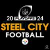 Steel City Pride Pittsburgh Steelers 2024 Playoffs SVG Design