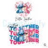 Stitch Angel PNG Better Together Valentine Couple Design