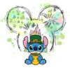 Stitch Disney Castle SVG for St Patricks Day Fun