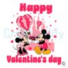 Sweet Valentines Day Mickey Minnie Couple PNG Design