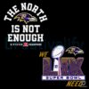 The North Is Not Enough Baltimore Ravens Super Bowl Lix SVG