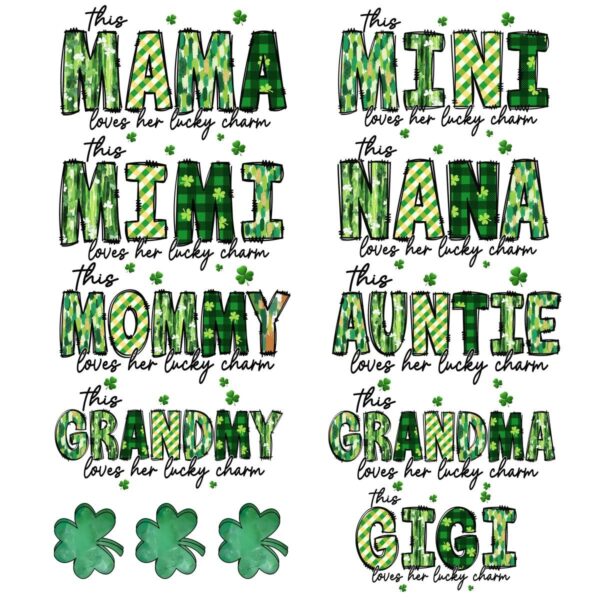 This Mama Adores Her Lucky Charms Bundle SVG PNG