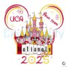 UCA 2025 Disney Castle Custom Team SVG or PNG Design