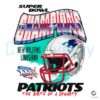 Vintage Patriots Super Bowl Champions SVGPNG Design