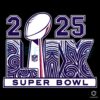 Vintage Super Bowl LIX 2025 Trophy Logo SVG Design