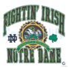Vintage University of Notre Dame Football Logo in PNG Format