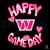 Washington Commanders Valentines Day SVG Celebrate Gameday Love