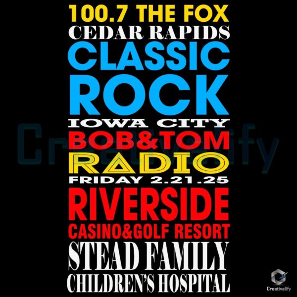 Bob Tom Radio SVG Stead Family Childrens Hospital Design
