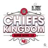 Chiefs Kingdom Super Bowl LIX Logo SVG Design