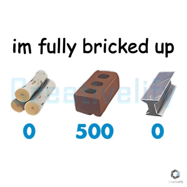 Completely Bricked Up SVG Design