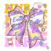 Coquette Bow Easter Nurse PNG Design