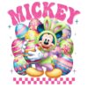 Coquette Bunny Mickey Mouse Easter PNG