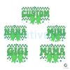 Custom Checkered Lucky Coquette Bow PNG for Your Family