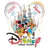 Custom Name Disney Family Vacation 2025 PNG