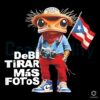 Debi Tirar Más Fotos Bad Bunny Frog PNG with Puerto Rico Flag