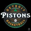 Detroit Pistons St Patricks Day SVG Basketball Luck Forever