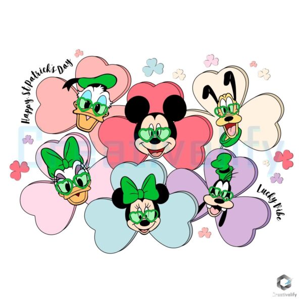 Disney Shamrock Magic Happy St Patricks Day PNG