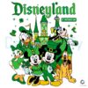 Disneyland St Patricks Day Mickey Friends PNG