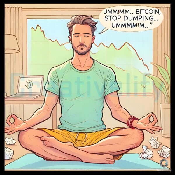 Funny Bitcoin Meme Stop Dumping PNG Download