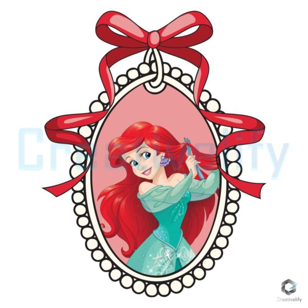 Disney Princess Mirror Bundle with Coquette Bow PNG