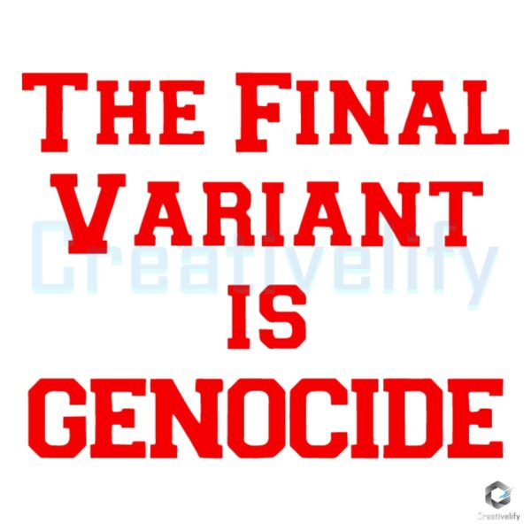 Genocide The Ultimate Variant SVG