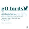 Go Birds Phrase Definition Philadelphia Eagles Super Bowl LIX SVG