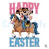 Happy Easter Cowboy Mickey Minnie PNG