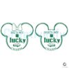 Hes My Lucky Charm Disney Couple Head PNG