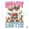 Howdy Bunny Cowboy Easter Egg PNG