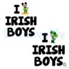 I Love Irish Boys Disney St Patricks Day PNG