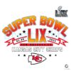 Kansas City Chiefs Super Bowl LIX SVG New Orleans 02092025