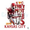 KC Chiefs They Not Like Us Patrick Mahomes PNG Design