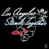 LA Strong United Against Wildfires Map SVG