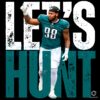 Lets Hunt Eagles Jalen Carter Super Bowl LIX PNG
