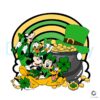Lucky Mickey Friends Leprechaun Gold PNG