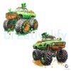 Lucky Monster Truck With Shamrock PNG