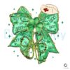 Lucky Nurse Coquette Bow PNG for St Patricks Day