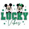 Lucky Vibes Disney Mickey Mouse St Patrick's Day Png