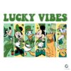 Lucky Vibes Mickey Friends Collage PNG