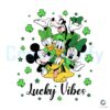 Lucky Vibes SVG Mickey Friends Irish Green Design