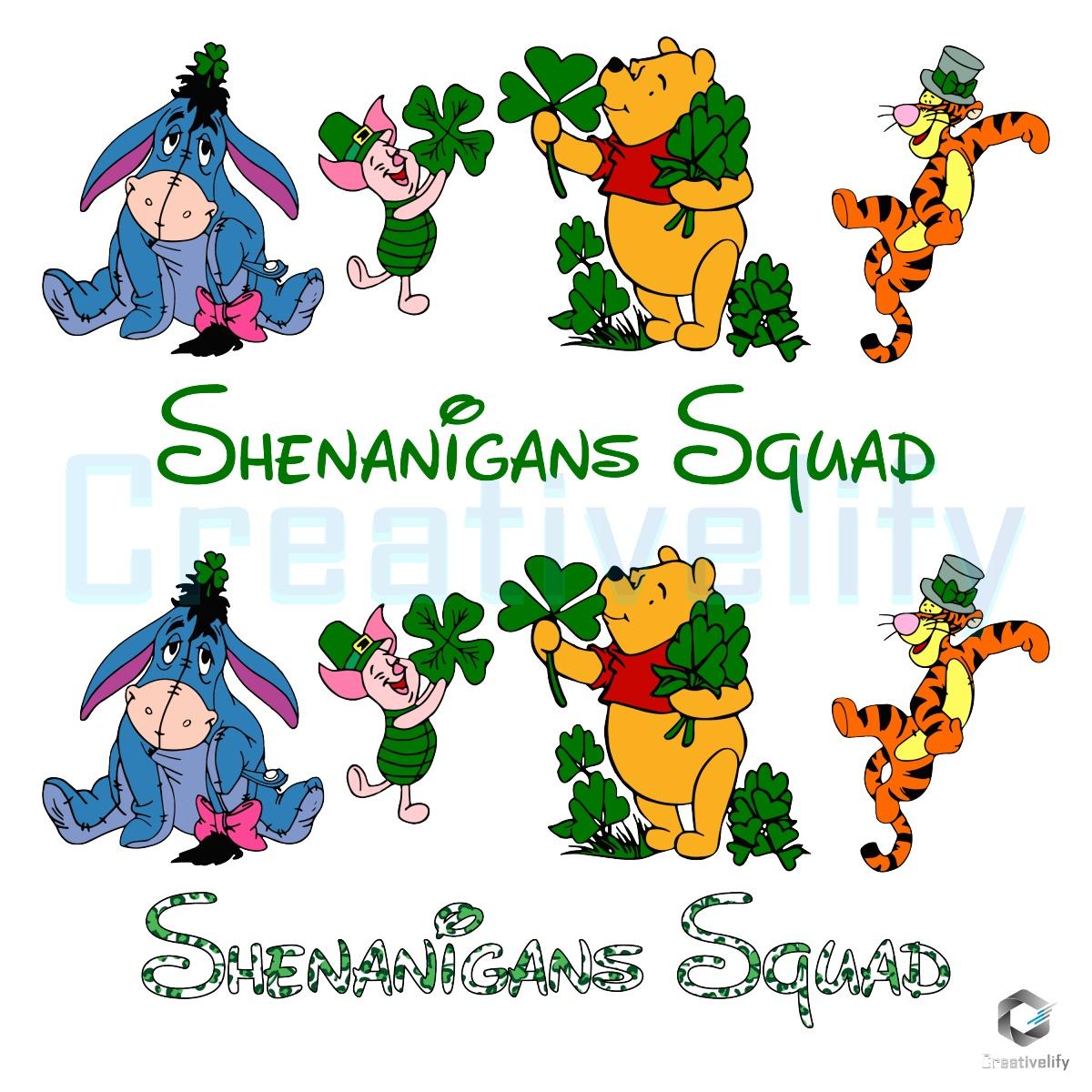 Lucky Winnie the Pooh Friends Shenanigans Squad PNG Lucky Winnie the Pooh Friends Shenanigans Squad PNG