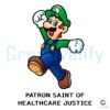 Mario Patron Saint of Healthcare Justice Luigi Mangione PNG