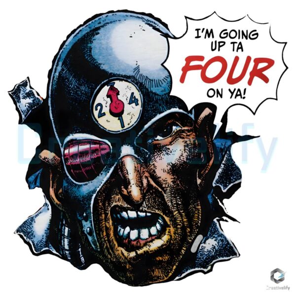 Mean Machine Im Going Up to Four on You PNG